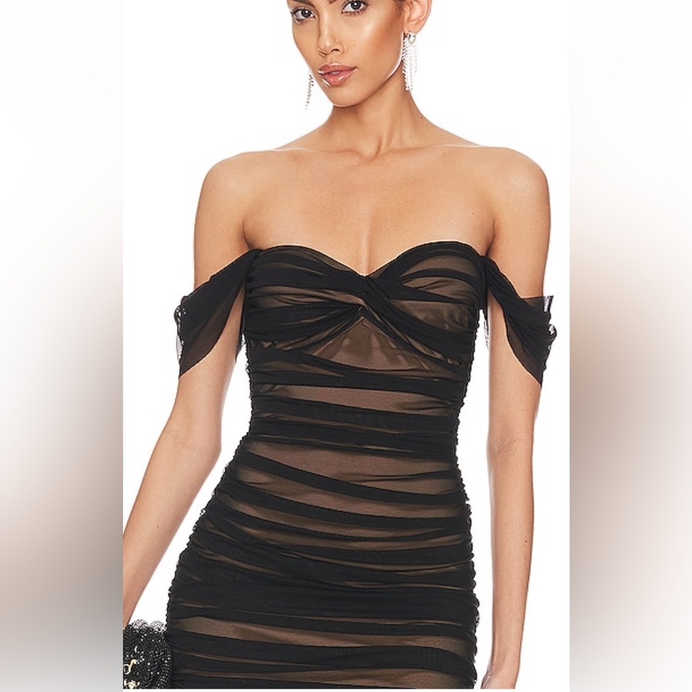 Norma Kamali Walter Fishtail Dress NWT - Picture 6 of 9